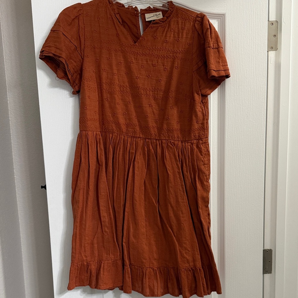 Rust Orange Dress